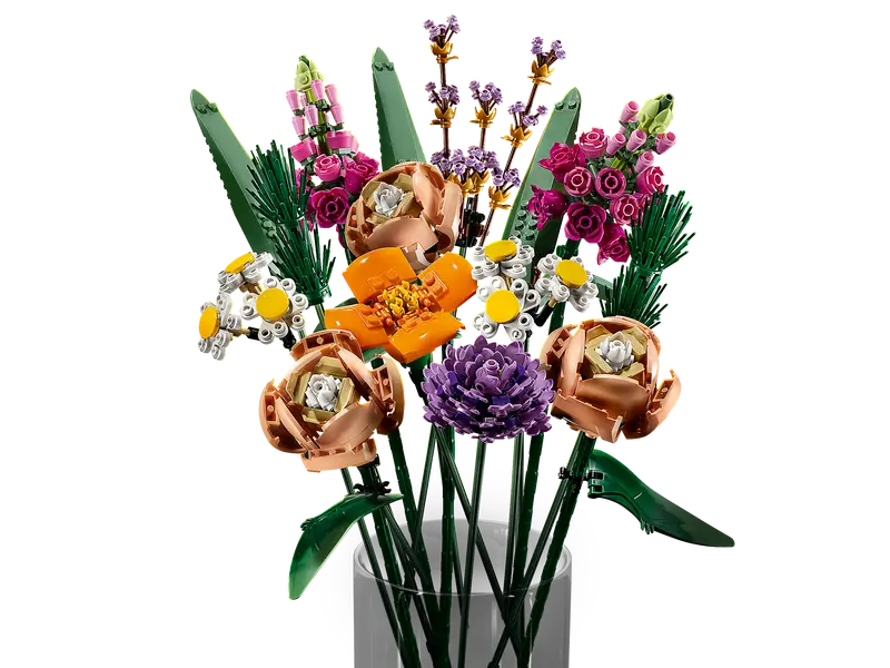 lego virágcsokor valentin nap ajándék ötlet